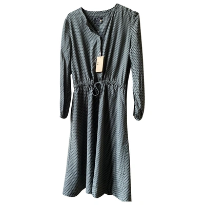 Pre-owned Apc Mid-length Dress In Green