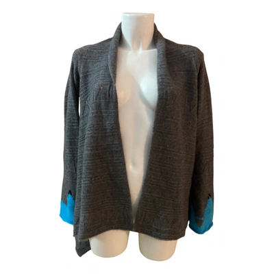 Pre-owned Zadig & Voltaire Cashmere Cardigan In Black