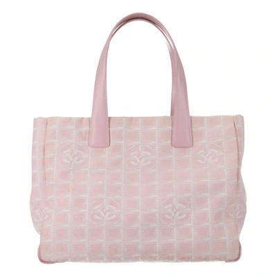 Pre-owned Chanel Cloth Handbag In Pink