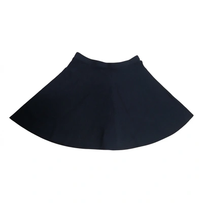 Pre-owned Polo Ralph Lauren Mini Skirt In Black
