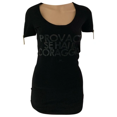 Pre-owned Elisabetta Franchi T-shirt In Black