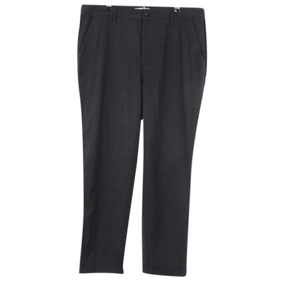 Pre-owned Closed Wool Trousers In Other