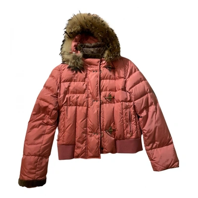 Pre-owned Fay Puffer In Pink