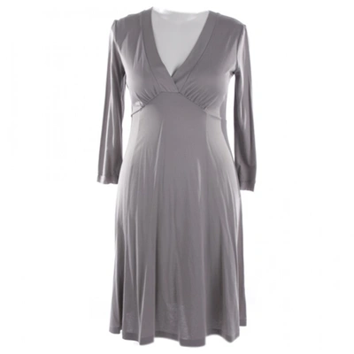Pre-owned Pollini Dress In Grey