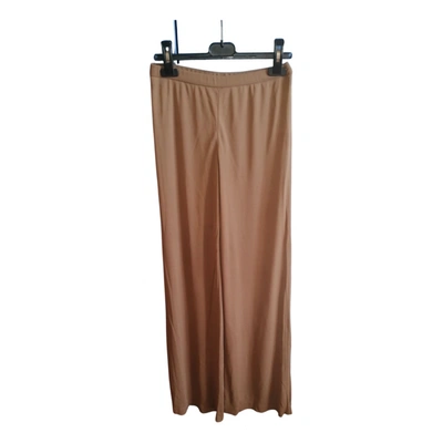 Pre-owned Missoni Trousers In Brown