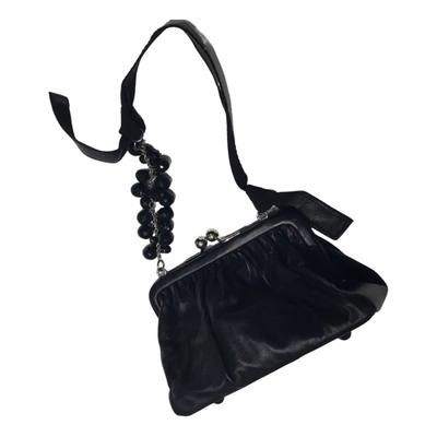 Pre-owned Rado Leather Handbag In Black
