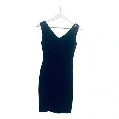 Pre-owned Class Cavalli Mid-length Dress In Navy