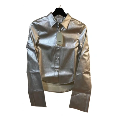 Pre-owned Vetements Shirt In Silver