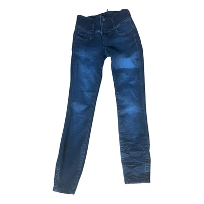 Pre-owned Salsa Trousers In Blue