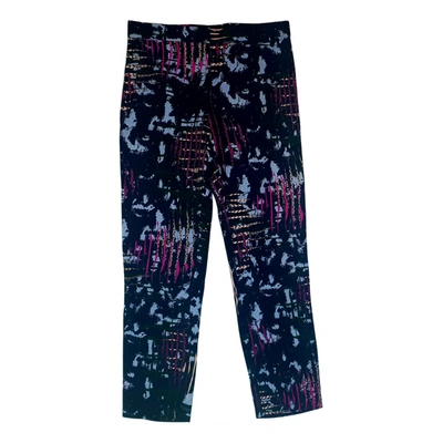Pre-owned Versace Trousers In Multicolour