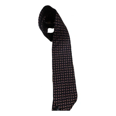 Pre-owned Ferragamo Silk Tie In Multicolour