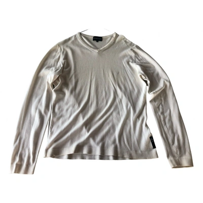 Pre-owned Emporio Armani Sweatshirt In Beige
