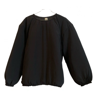 Pre-owned Baserange Silk Sweatshirt In Black
