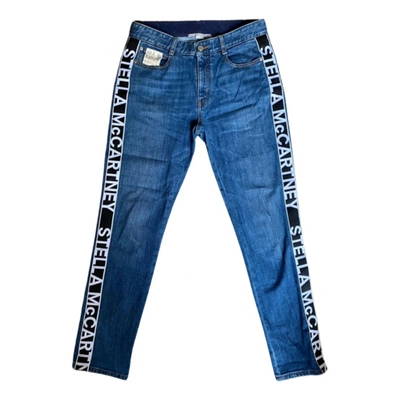 Pre-owned Stella Mccartney Straight Jeans In Blue