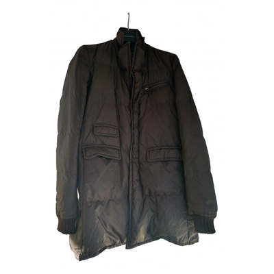 Pre-owned Dsquared2 Puffer In Brown