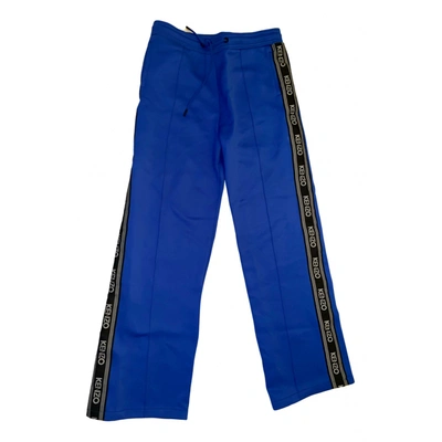 Pre-owned Kenzo Large Pants In Blue