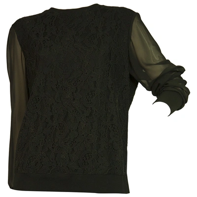 Pre-owned Lauren Ralph Lauren Blouse In Black