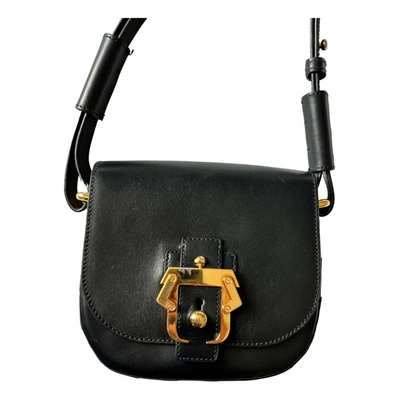 Pre-owned Paula Cademartori Leather Handbag In Black