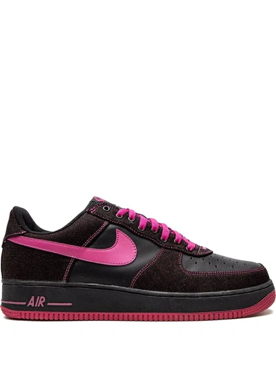 Nike Air Force 1 Trainers In Black