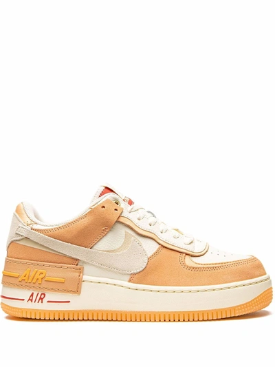 Nike Air Force 1 Shadow Trainers In Orange