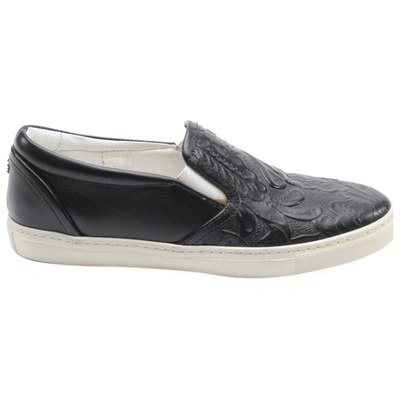 Pre-owned Dsquared2 Leather Flats In Black