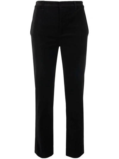 Lauren Ralph Lauren Kythia Slim-fit Trousers In 黑色