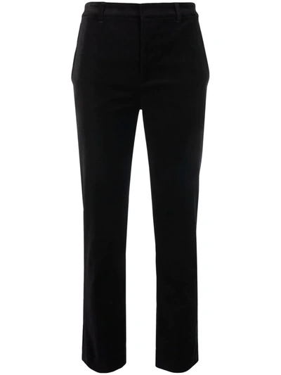Ralph Lauren Kythia Slim-fit Trousers In Black