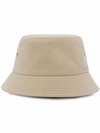 BURBERRY EMBROIDERED LOGO BUCKET HAT