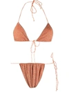 Oseree Oséree Women's Orange Polyamide Bikini In Orange