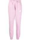 Isabel Marant Étoile Logo Print Track Pants In Pink