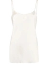 VICTORIA BECKHAM V-BACK SLIP TOP