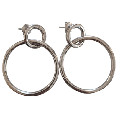 Pre-owned P D Paola Earrings In Silver