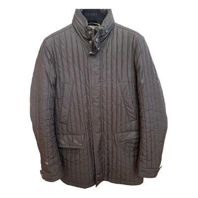 Pre-owned Canali Coat In Brown