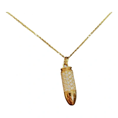 Pre-owned Akillis Pink Gold Necklace In Yellow