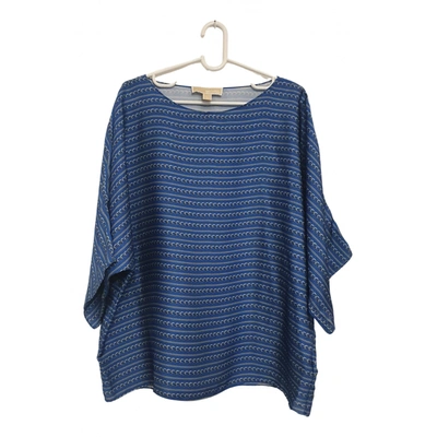 Pre-owned Michael Kors Blouse In Blue