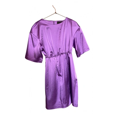 Pre-owned Cynthia Rowley Mini Dress In Purple