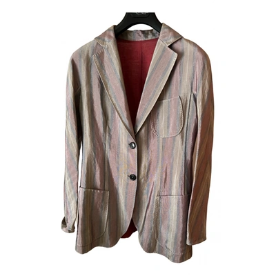 Pre-owned Giorgio Armani Jacket In Pink