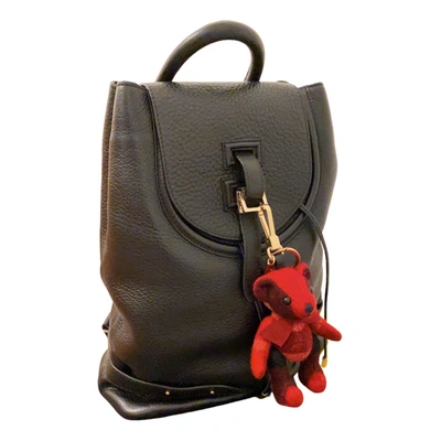 Pre-owned Meli Melo Leather Backpack In Black