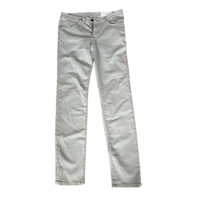 Pre-owned Ikks Trousers In Grey