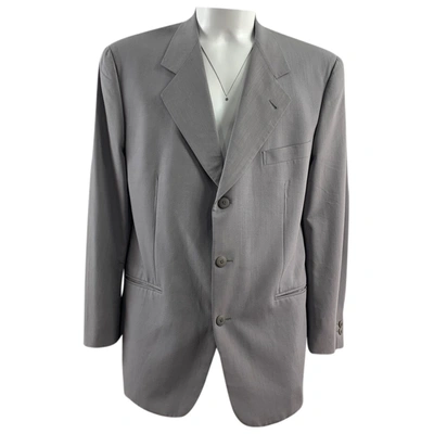 Pre-owned Trussardi Wool Vest In Grey