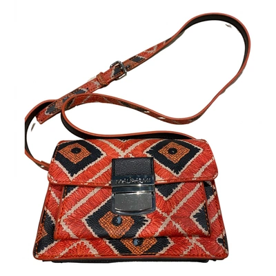 Pre-owned Maliparmi Leather Crossbody Bag In Multicolour