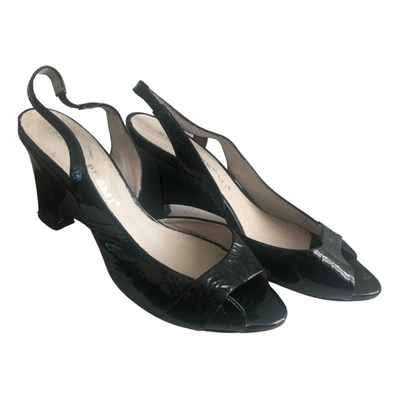 Pre-owned Bruno Premi Patent Leather Heels In Black