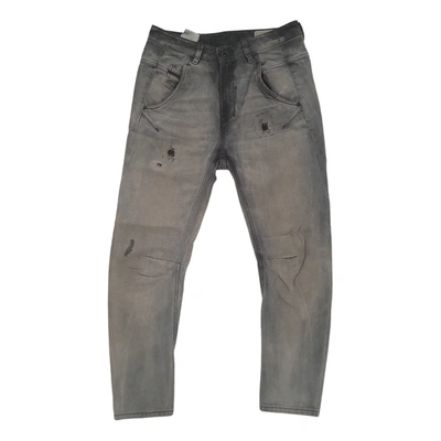 Pre-owned Diesel Boyfriend Jeans In Grey