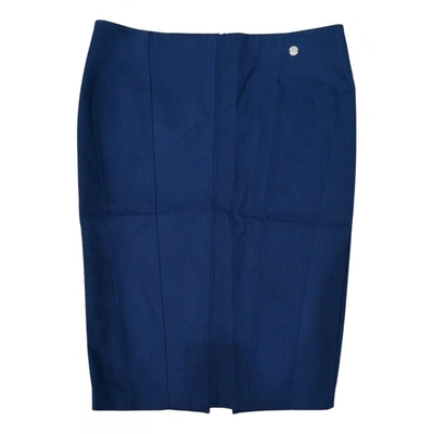 Pre-owned Elisabetta Franchi Skirt In Blue