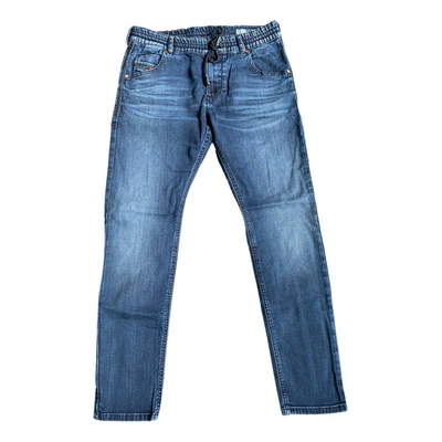 Pre-owned Diesel Boyfriend Jeans In Blue