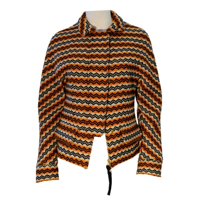 Pre-owned Marni Wool Coat In Orange