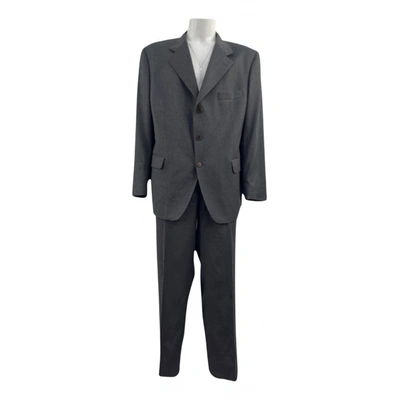 Pre-owned Loro Piana Wool Suit In Grey