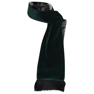 Pre-owned Dolce & Gabbana Scarf & Pocket Square In Green