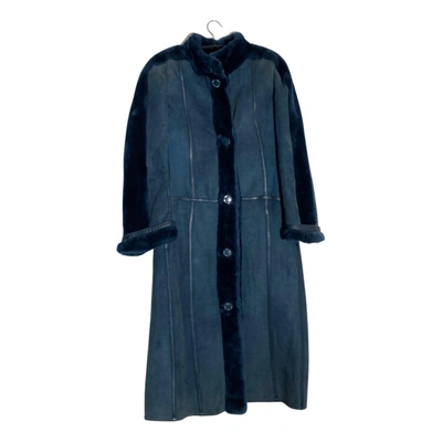 Pre-owned Dior Coat In Blue