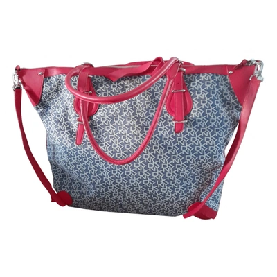 Pre-owned Donna Karan Cloth 48h Bag In Multicolour